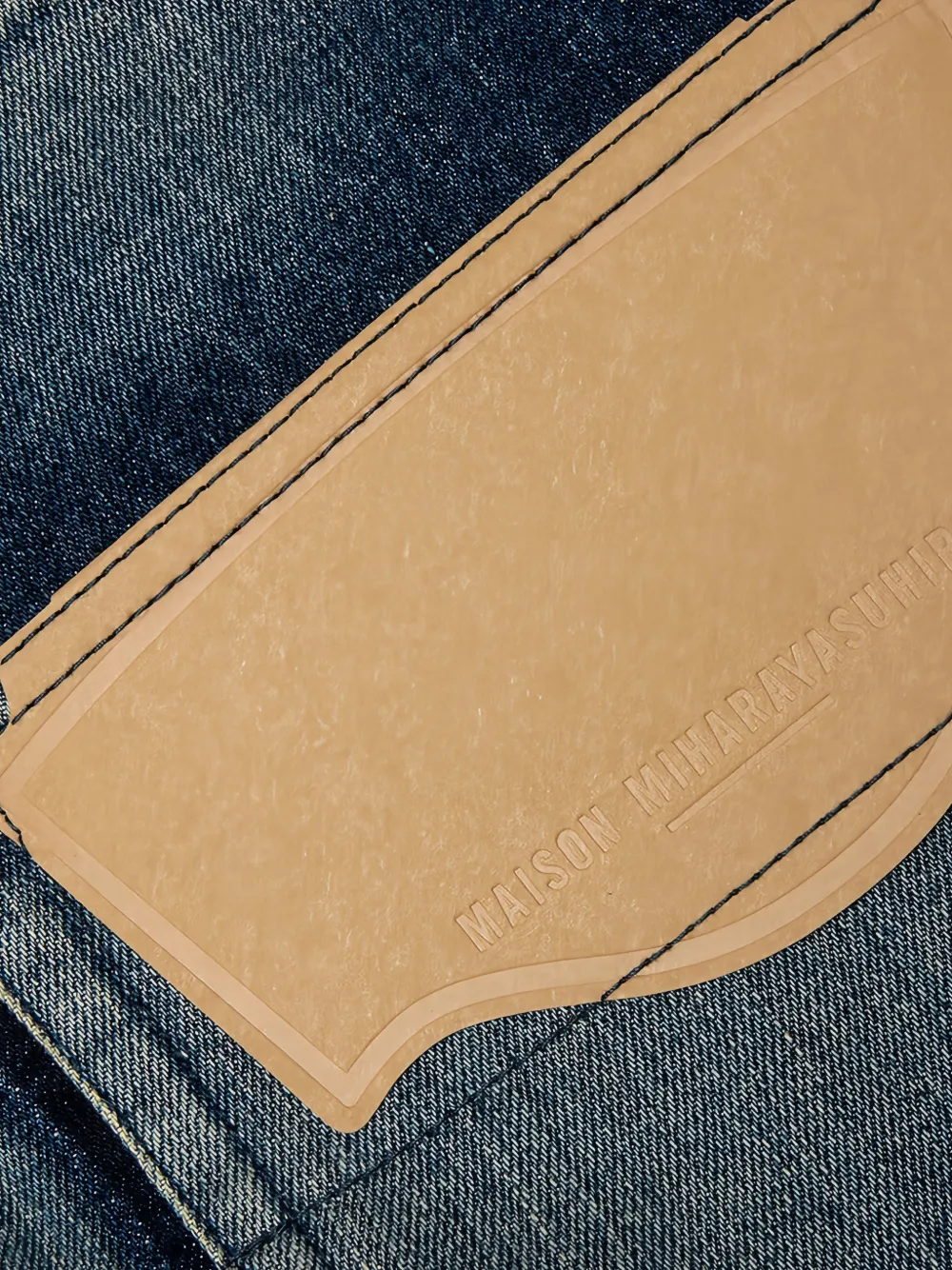 Maison MIHARA YASUHIRO Flared jeans met toelopende pijpen Blauw