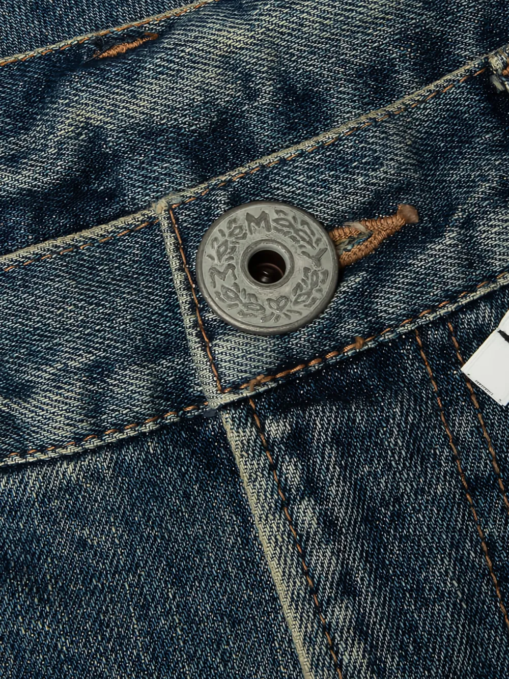 Maison MIHARA YASUHIRO Flared jeans met toelopende pijpen Blauw