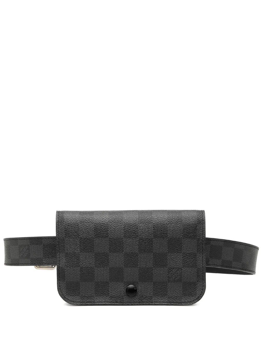 Louis Vuitton Pre-Owned 2008-2011 Damier Graphite Pochette Homme Ceinture belt bag - Black