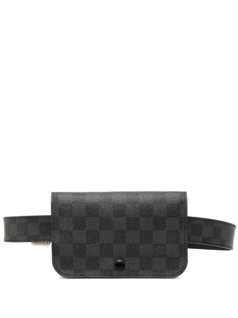Louis Vuitton Pre-Owned 2008-2011 Damier Graphite Pochette Homme Ceinture belt bag