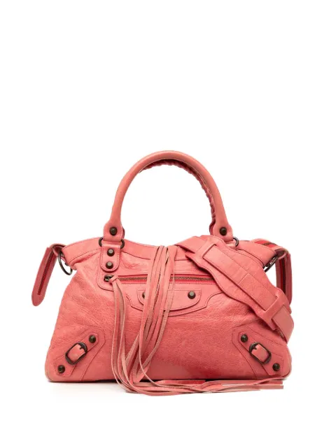 Balenciaga Pre-Owned 2005 Lambskin Motocross Classic Town satchel