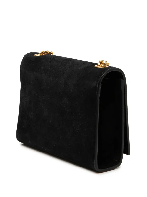 Saint Laurent Pre-Owned 2017 スモール スエード モノグラム ケイト 