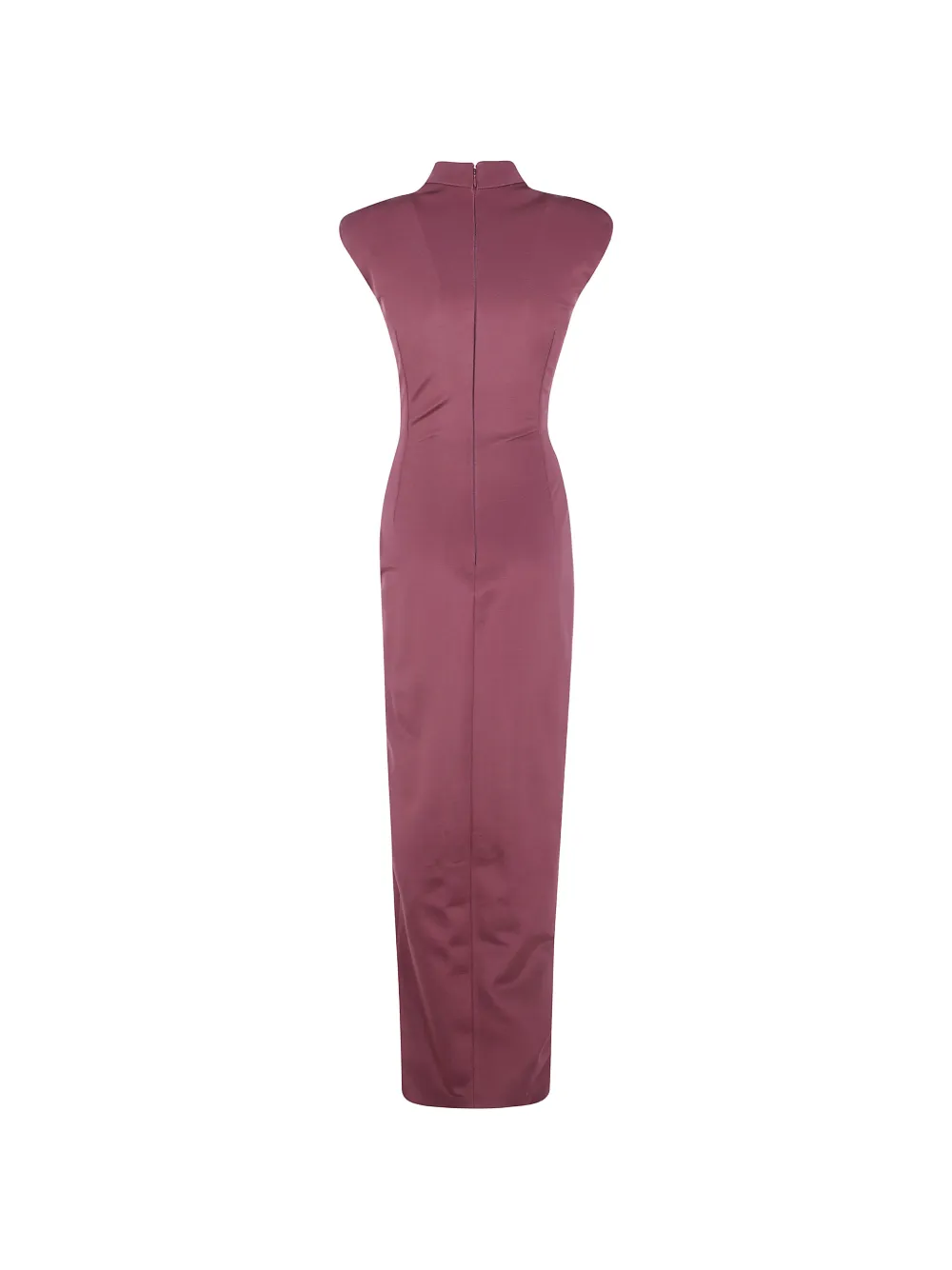 Balmain Jurk met ruches en ritsdetail Paars