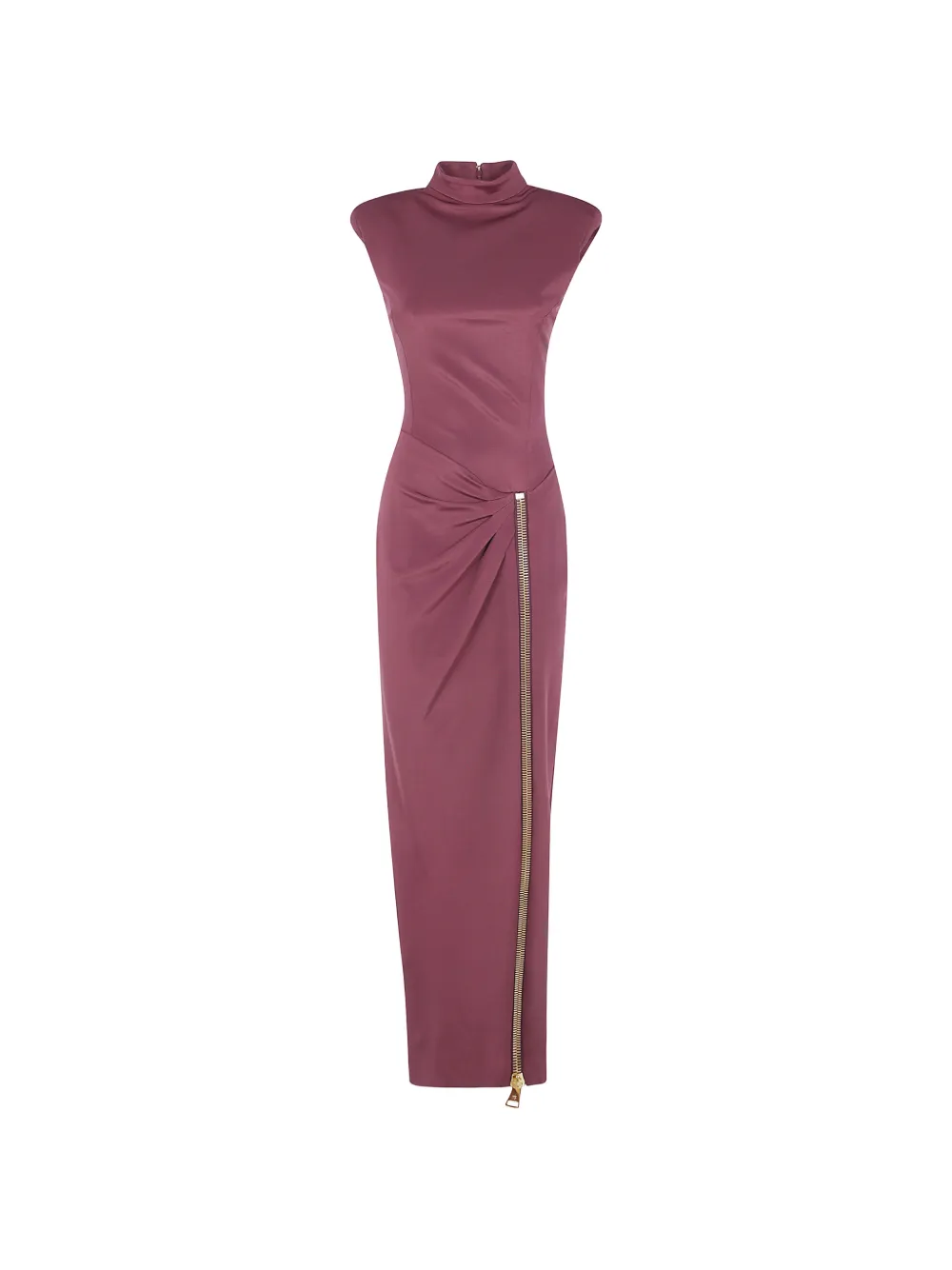 Balmain ruched zip-detail dress - Viola