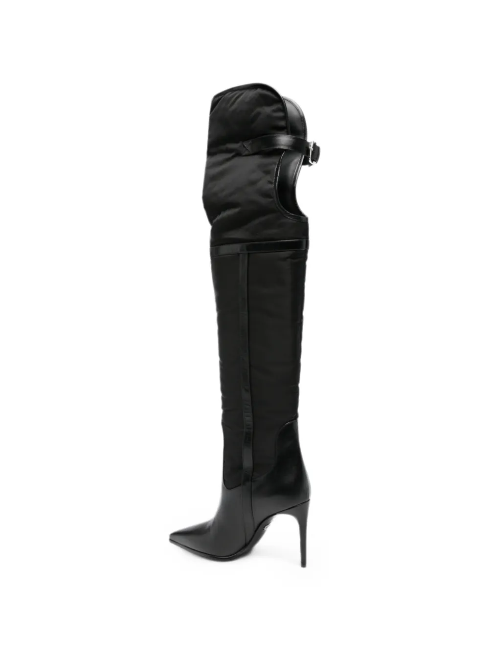 DSQUARED2 buckle-detail pointed-toe boots Zwart
