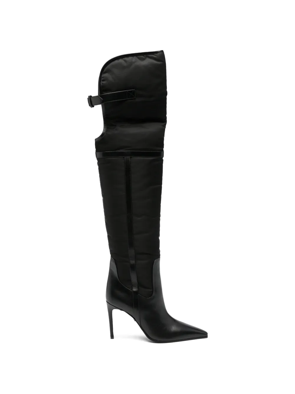 DSQUARED2 buckle-detail pointed-toe boots - Nero