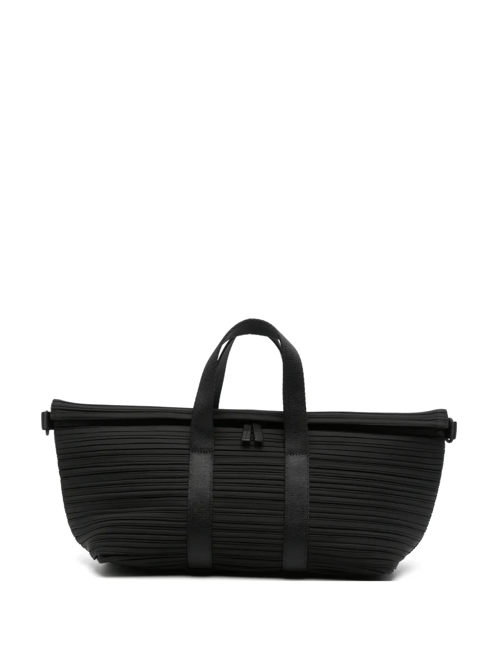 Pleats Please Issey Miyake pleated tote bag - Nero