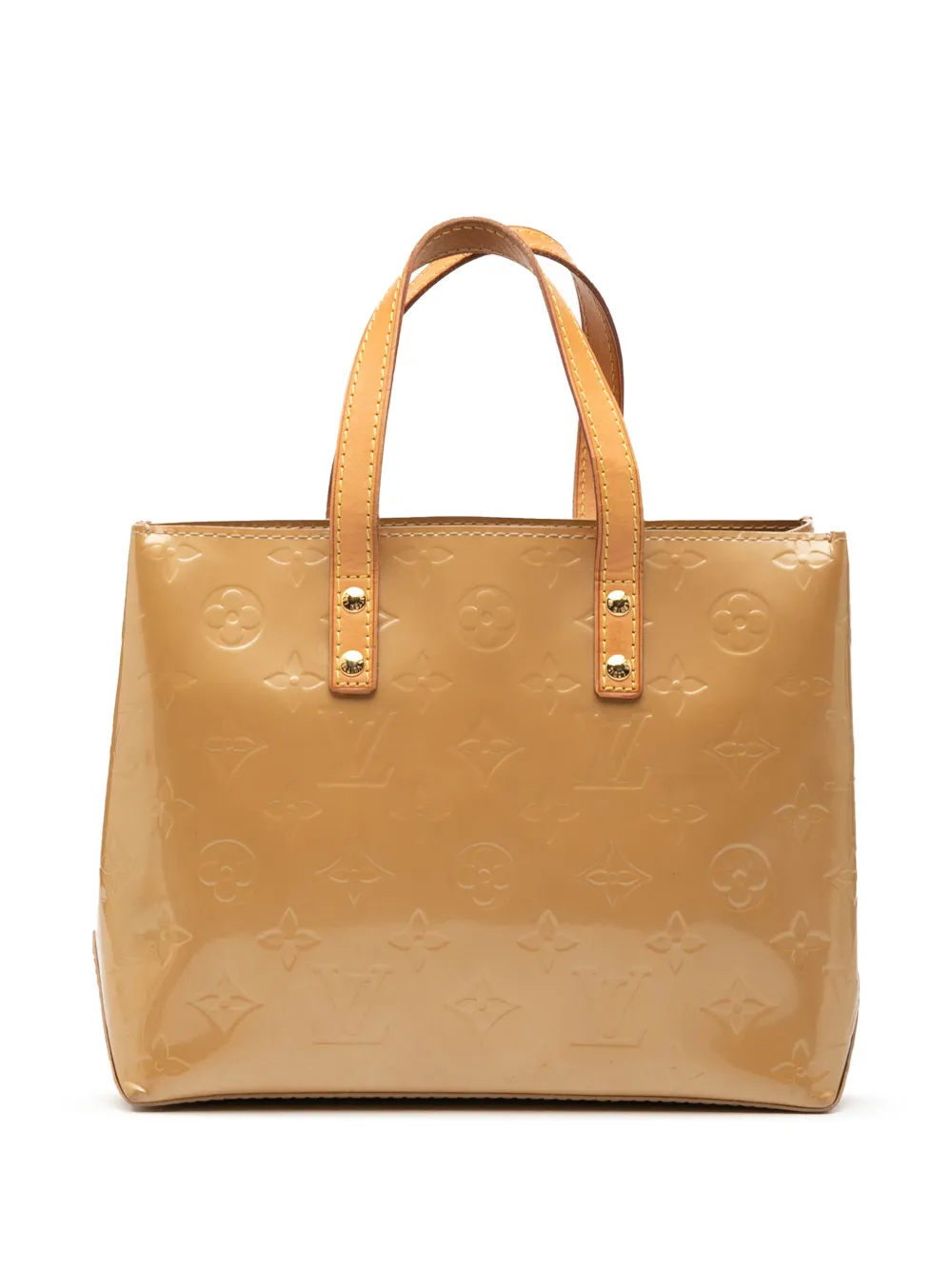 Louis Vuitton Pre-Owned Borsa a mano Reade PM in pelle Vernis con monogramma 2007 - Marrone