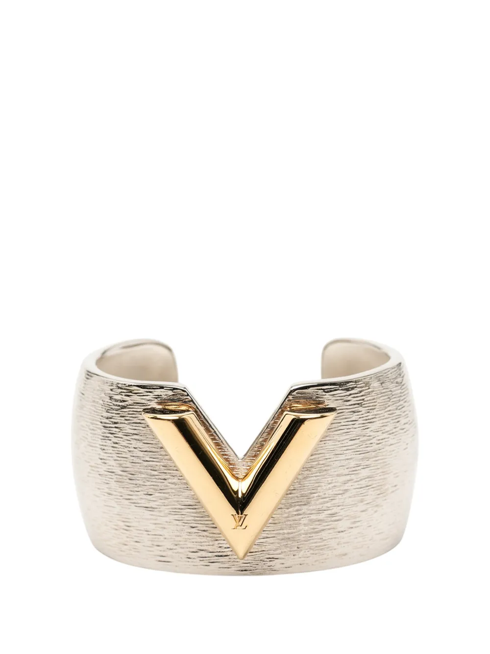Louis Vuitton Pre-Owned Bracciale rigido Essential V Colorama 2015 - Argento