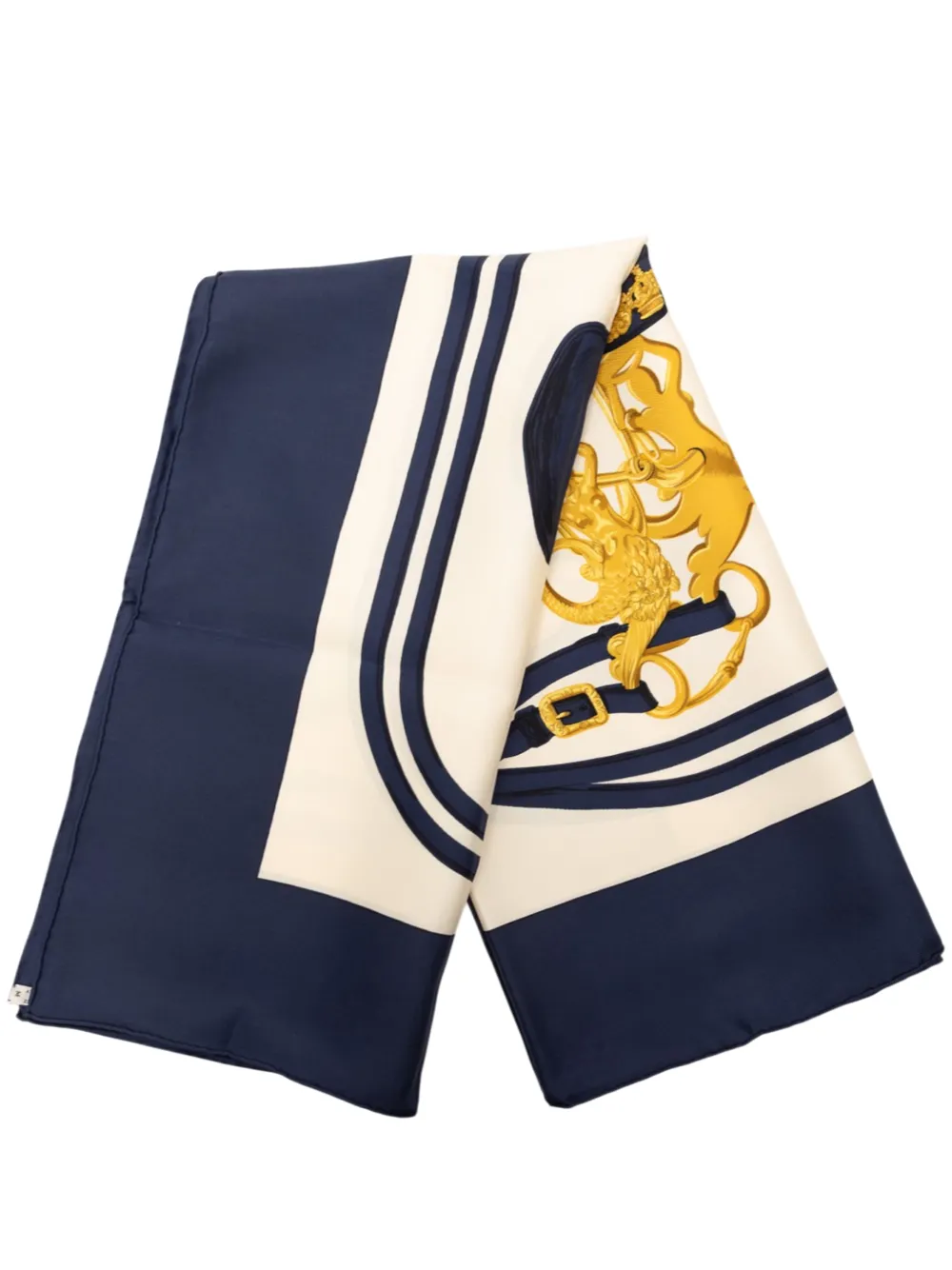 Hermès Pre-Owned Foulard 90 Brides de Gala in seta 2000-2026 - Blu