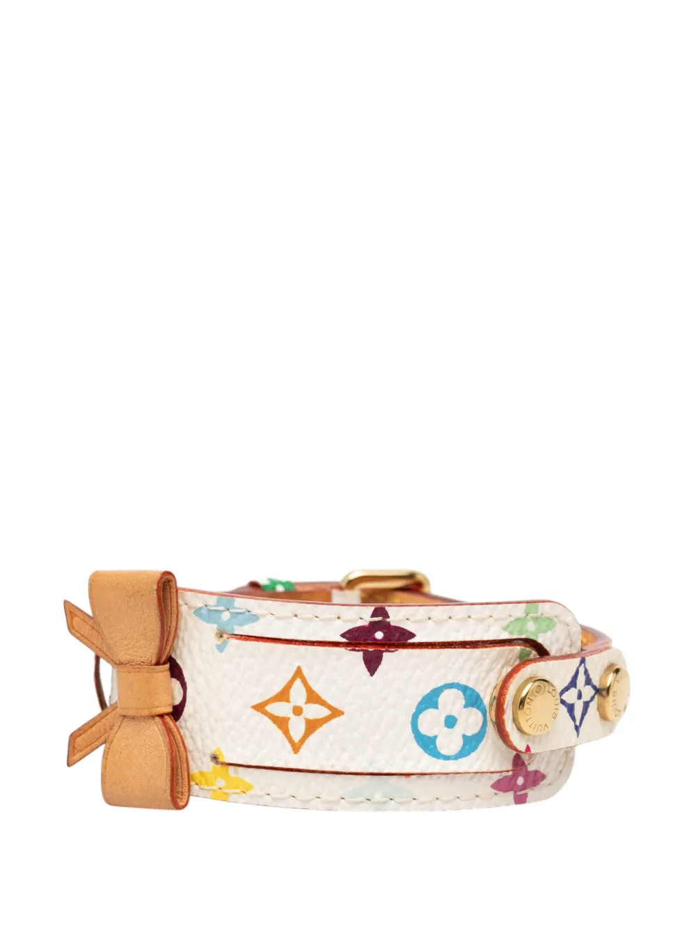 Louis Vuitton Pre-Owned Bracciale con monogramma 2004 - Bianco
