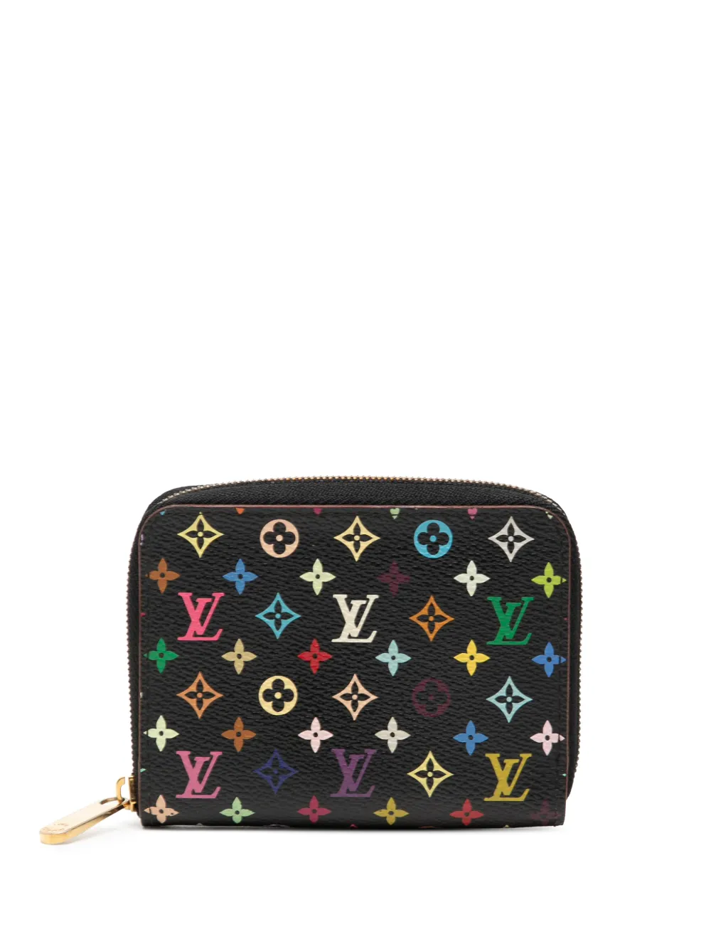 Louis Vuitton Pre-Owned 2008 Monogram Multicolore Zippy Portemonnaie - Schwarz
