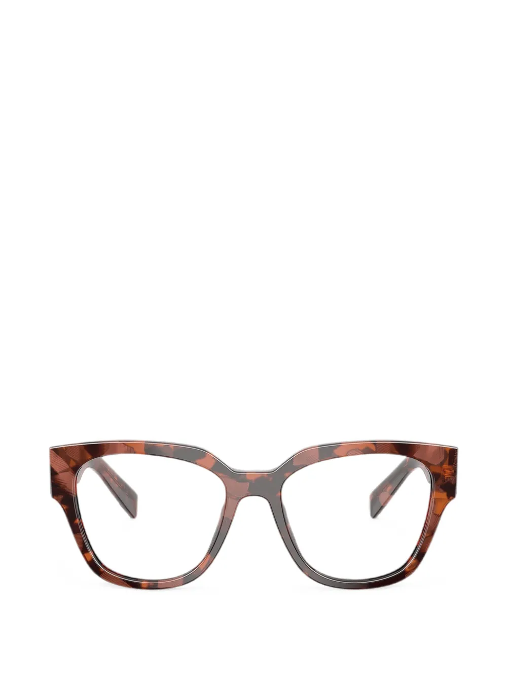 Prada Occhiali da sole cat-eye con effetto tartarugato - Marrone