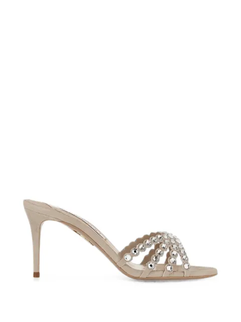 Aquazzura Tequila crystal-embellished sandals