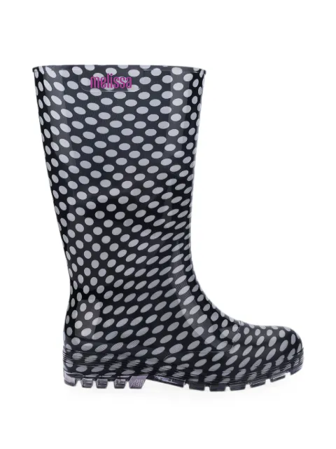 Melissa Welly polka-dot boots