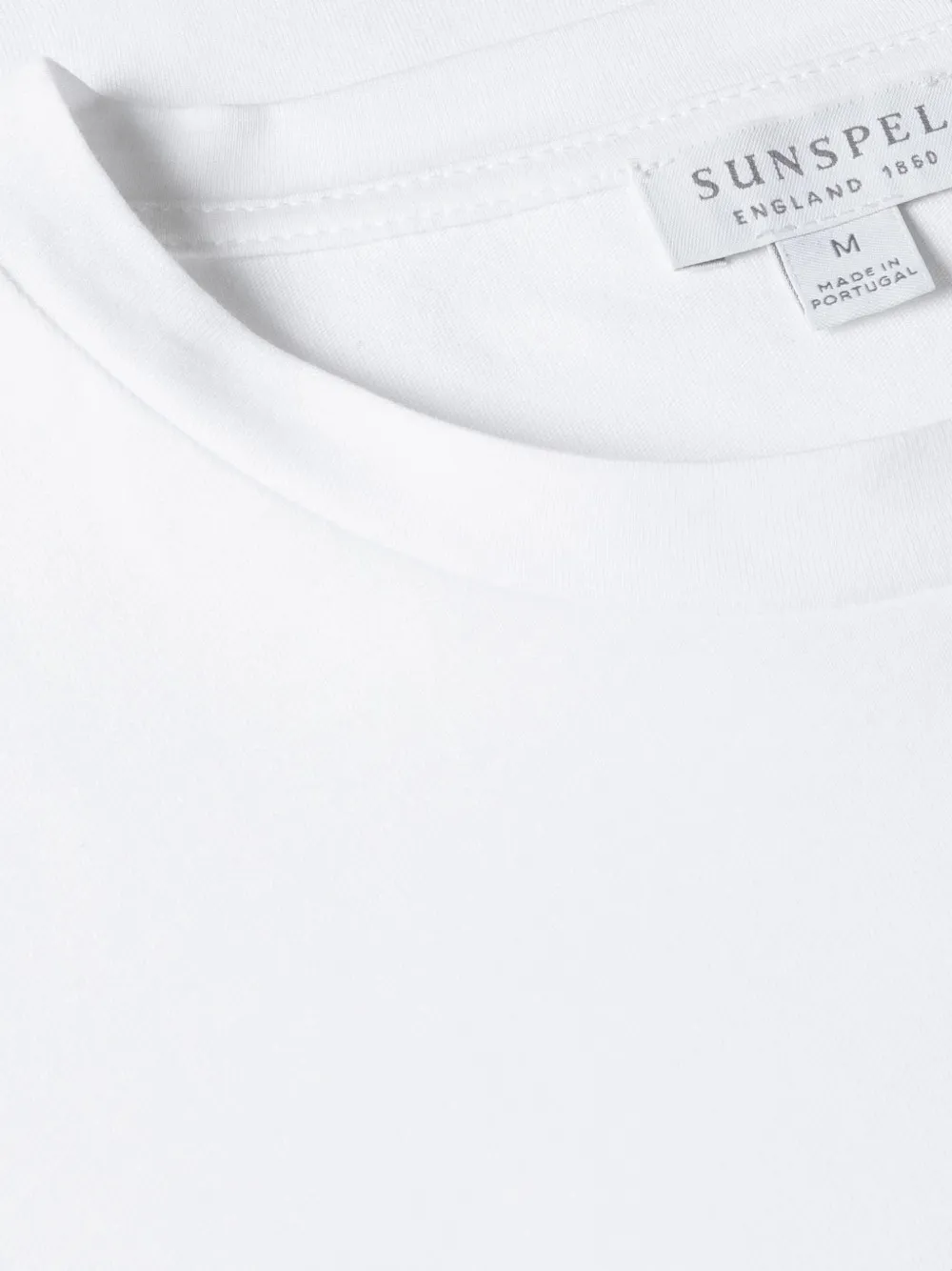 Sunspel Riviera T-shirt met ronde hals Wit
