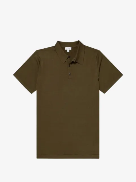 Sunspel cotton short-sleeve polo shirt