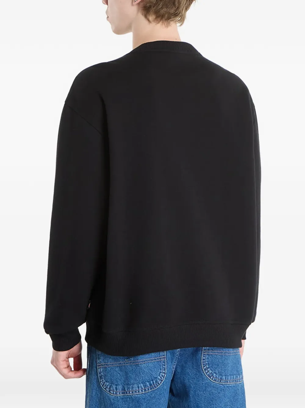DICKIES Trui met logoprint Zwart