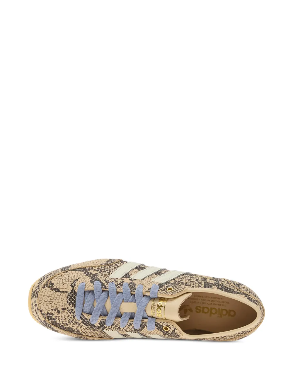 adidas Japan Decon snakeskin-effect sneakers Beige