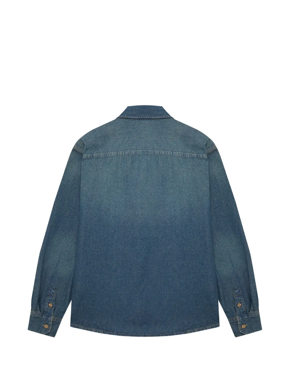 DICKIES Denim overhemd Blauw