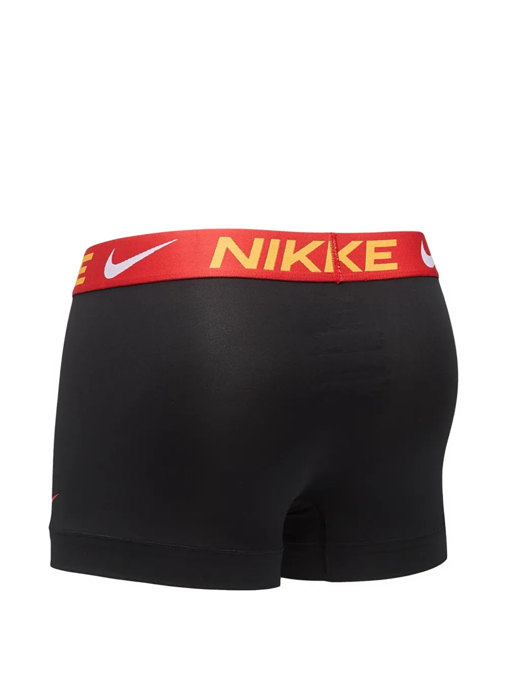 Nike logo-waistband trunks Zwart