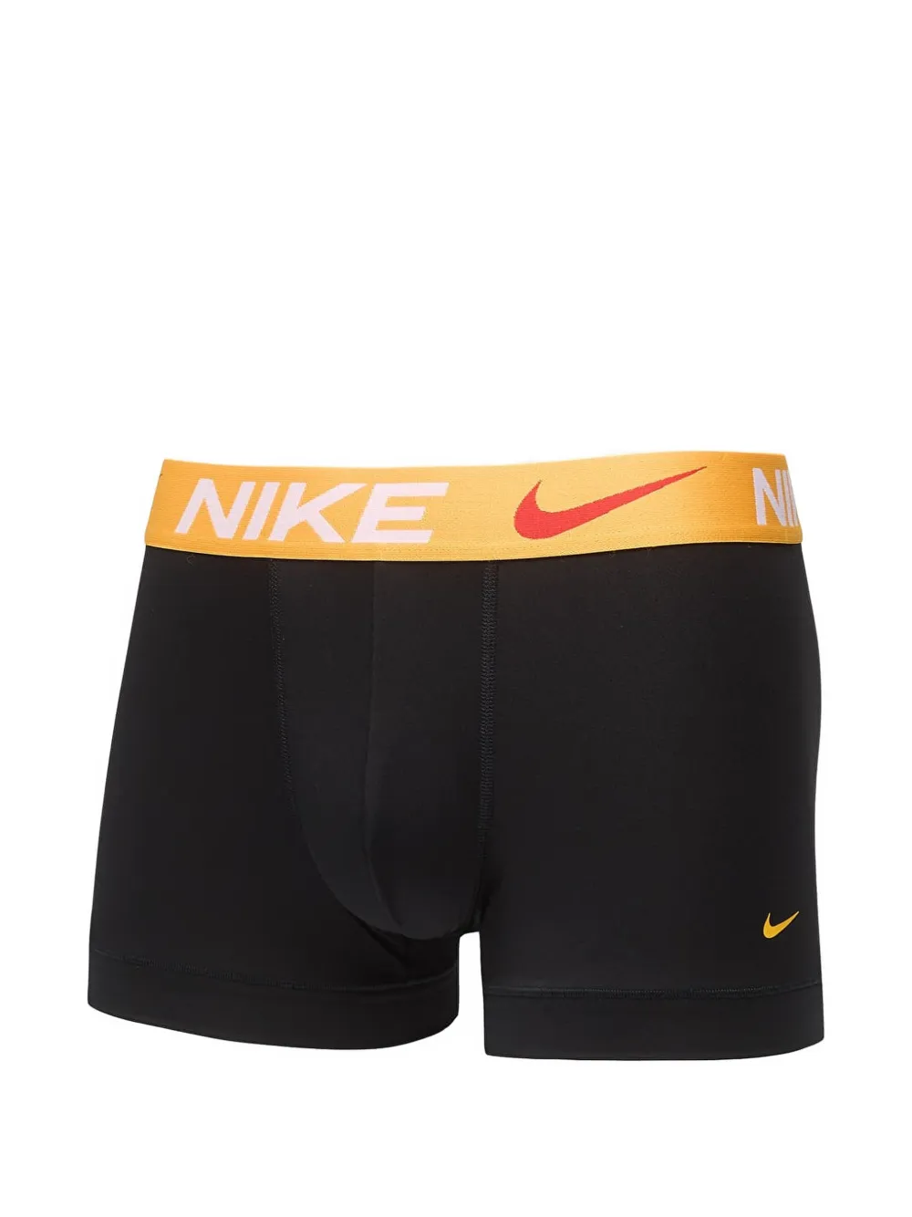 Nike logo-waistband trunks Zwart