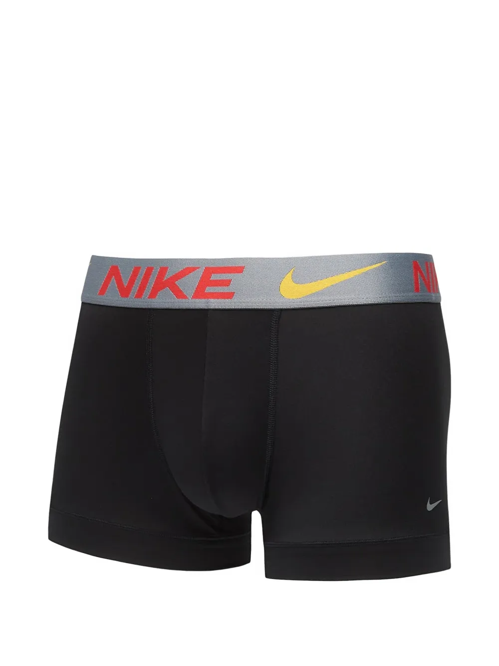 Nike logo-waistband trunks Zwart