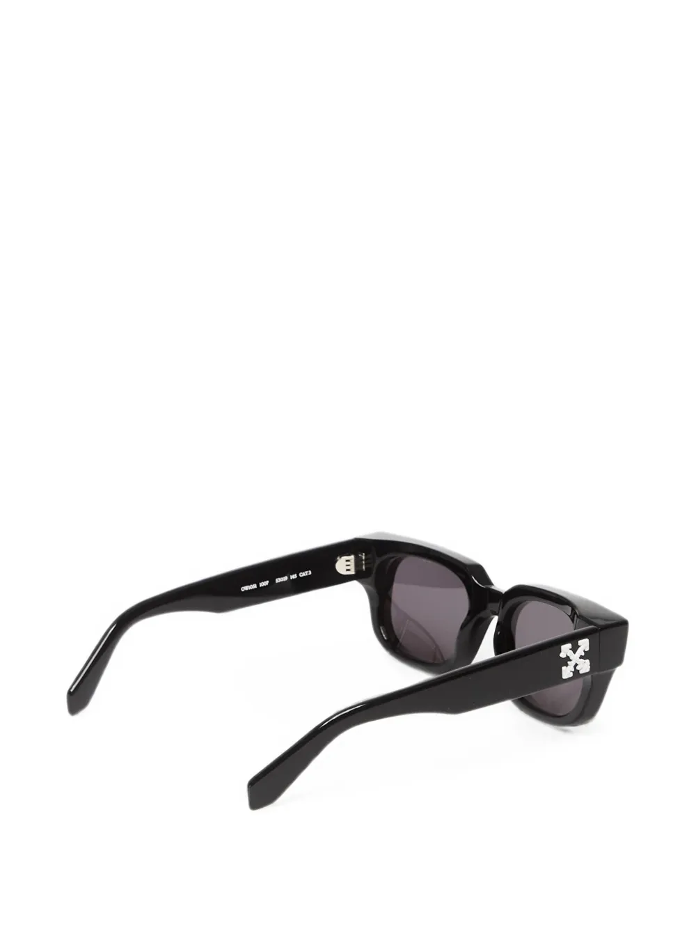 Off-White Eyewear Rochester zonnebril met vierkant montuur Zwart