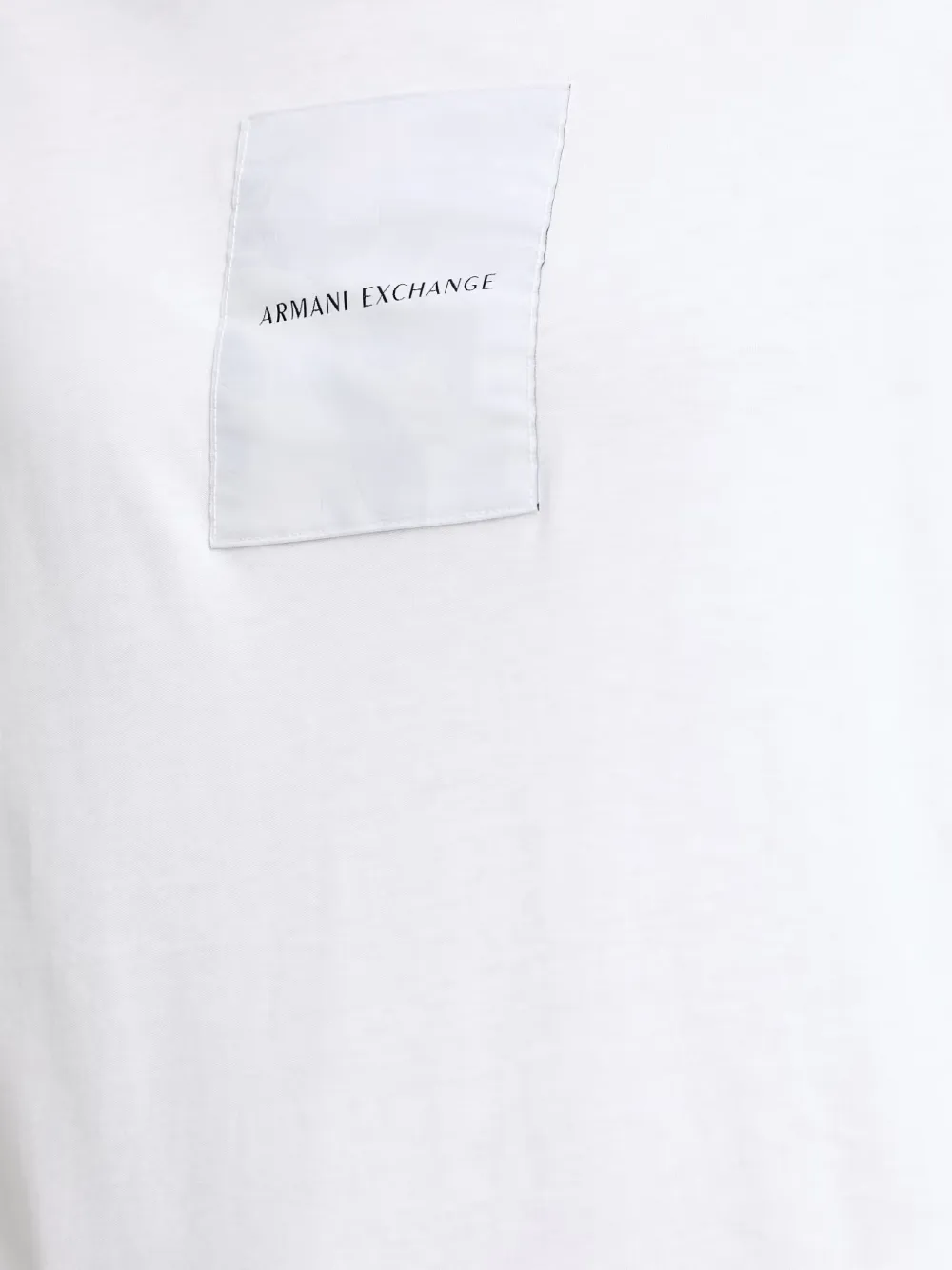 Armani Exchange T-shirt met logopatch Wit