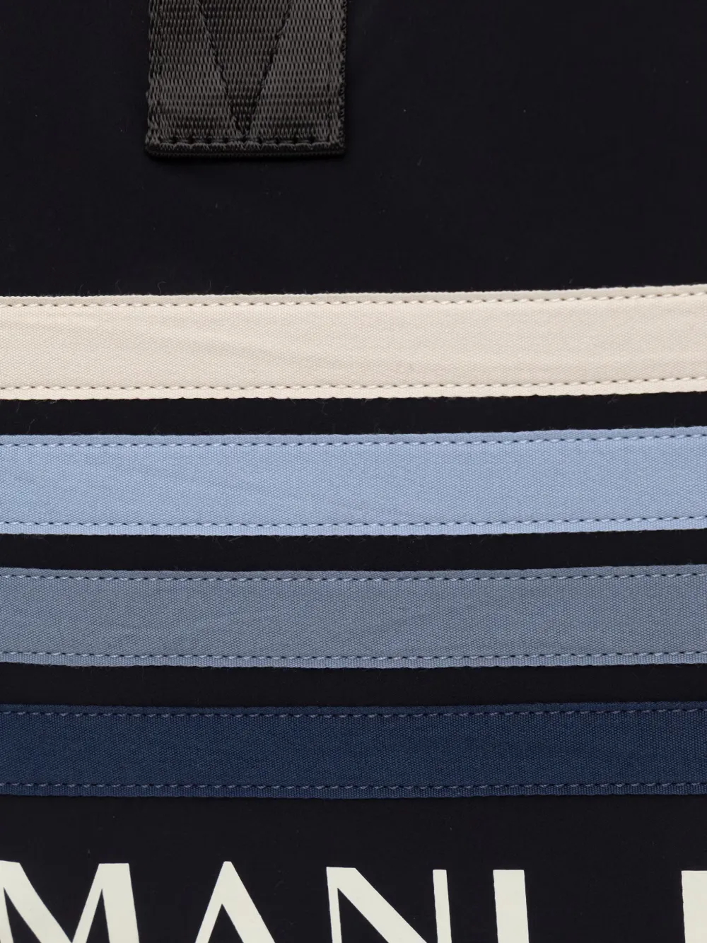 Armani Exchange Reistas met logoprint Blauw