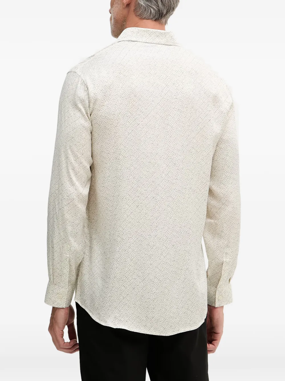 Armani Exchange Overhemd met logo Beige