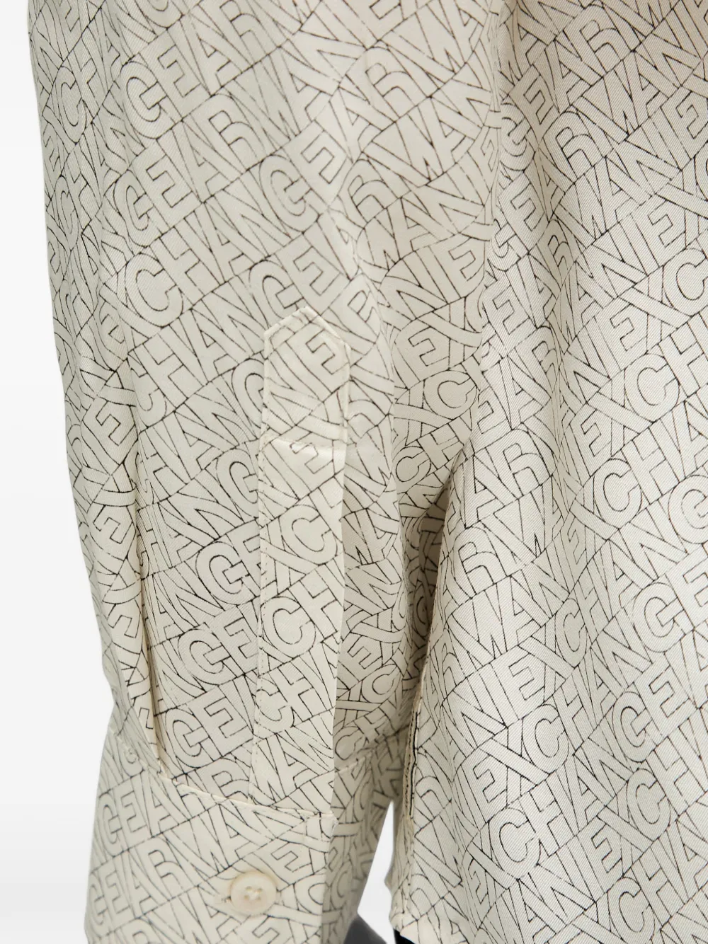Armani Exchange Overhemd met logo Beige