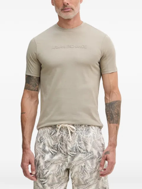 Armani Exchange logo-embossed T-shirt