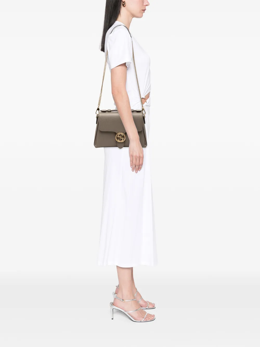 Gucci Pre-Owned 2000-2015 スモール ダラー カーフ インター 