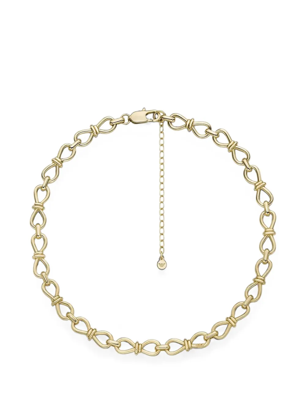 Emporio Armani bow-link necklace