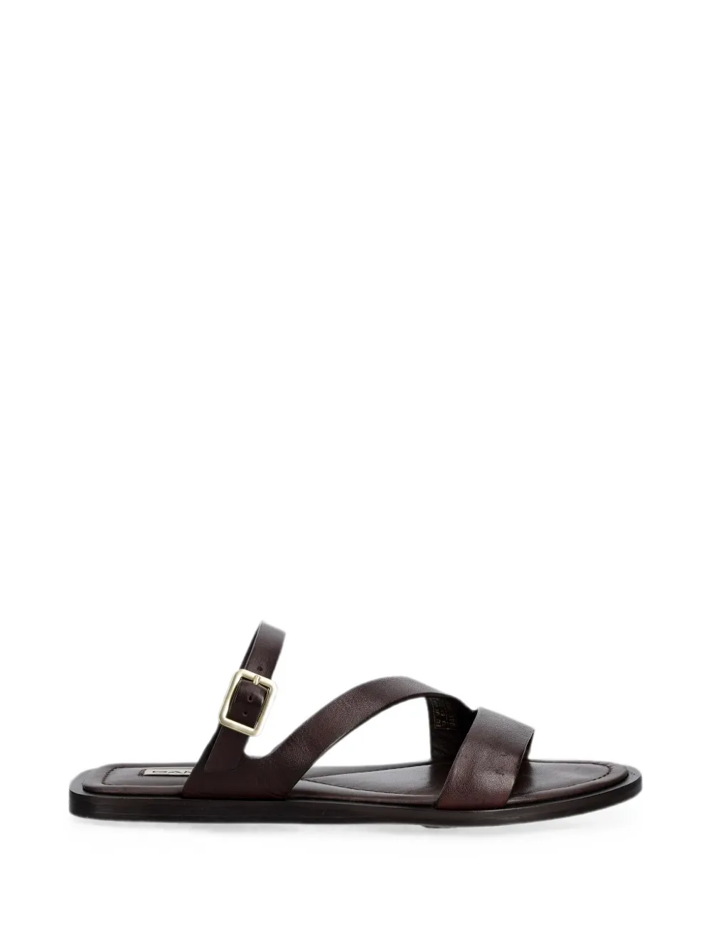 Gant buckle-fastening leather sandals - Braun
