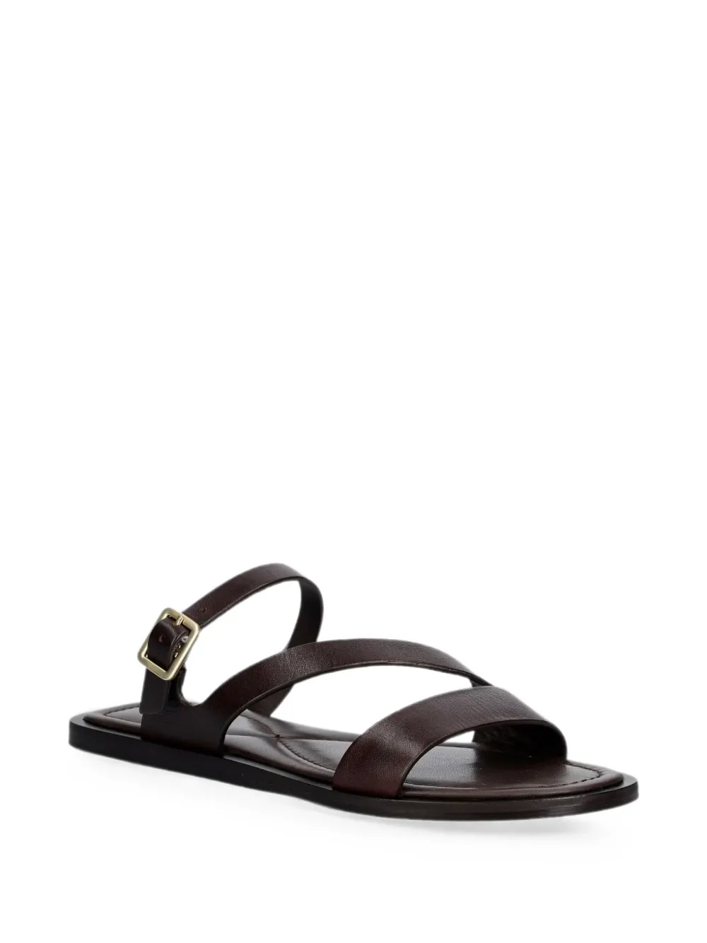 Gant buckle-fastening leather sandals Bruin