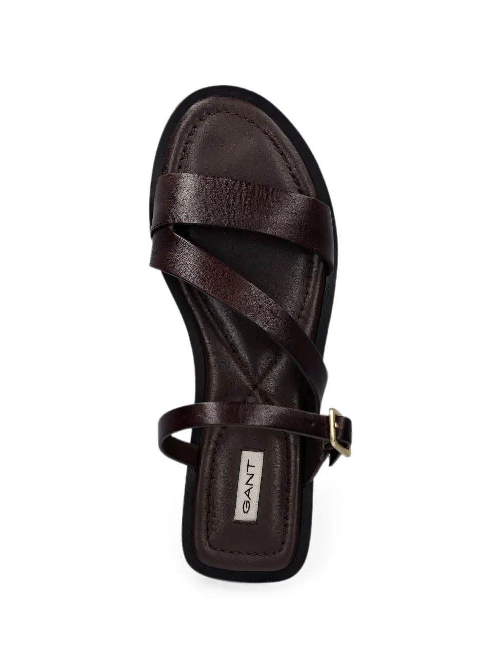 Gant buckle-fastening leather sandals Bruin