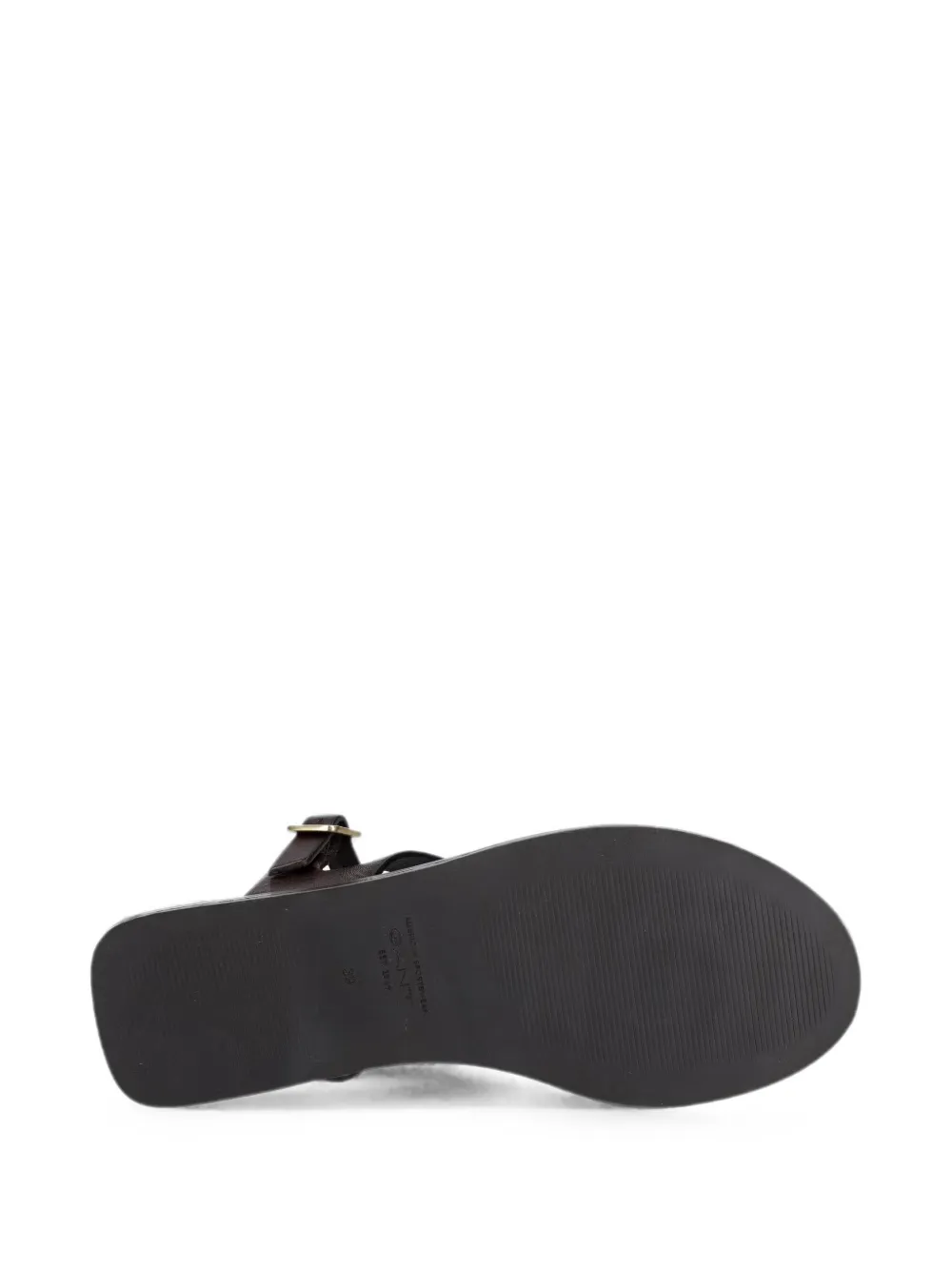 Gant buckle-fastening leather sandals Bruin