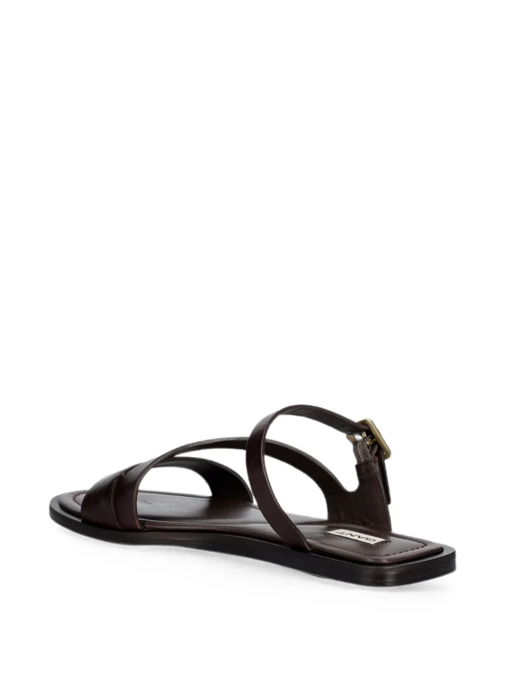 Gant buckle-fastening leather sandals Bruin