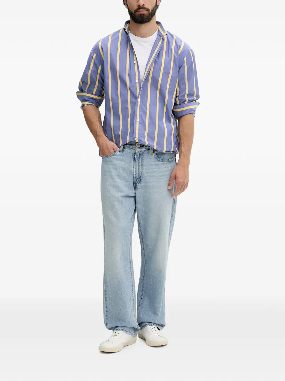 Gant Button-down overhemd Blauw