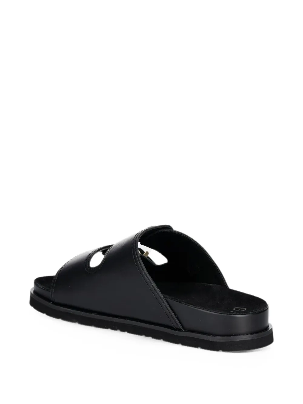 Gant buckle-detail slides Zwart