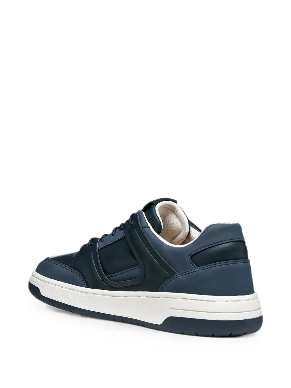 Geox Sedral Court sneakers met vlakken Blauw
