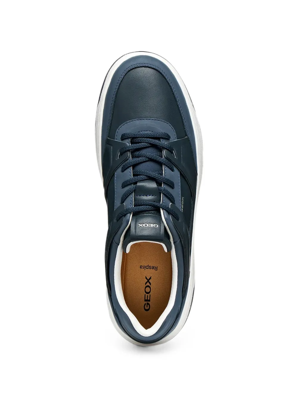 Geox Sedral Court sneakers met vlakken Blauw