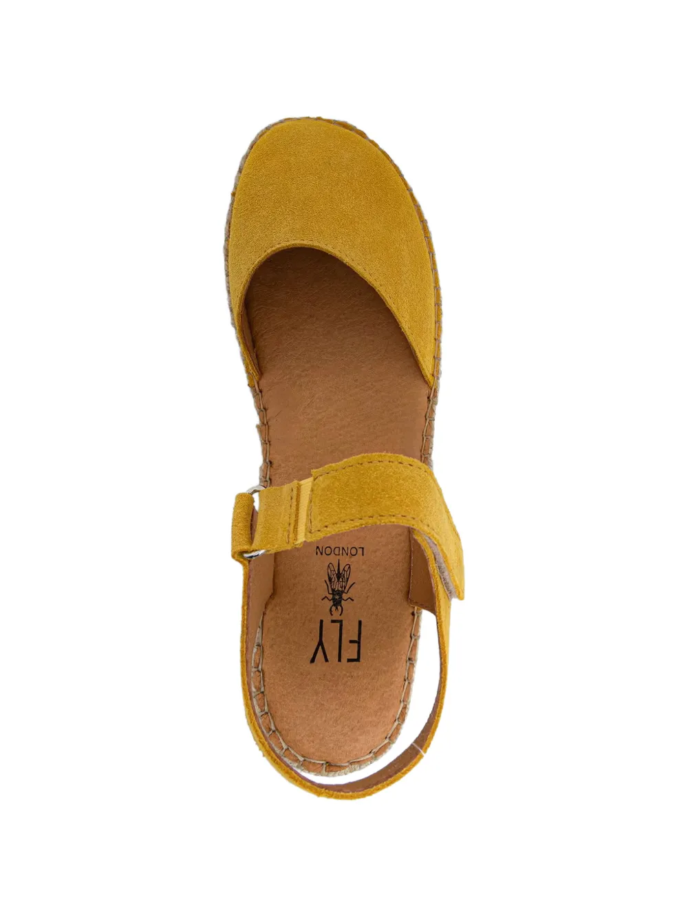 Fly London touch-strap suede espadrilles Geel