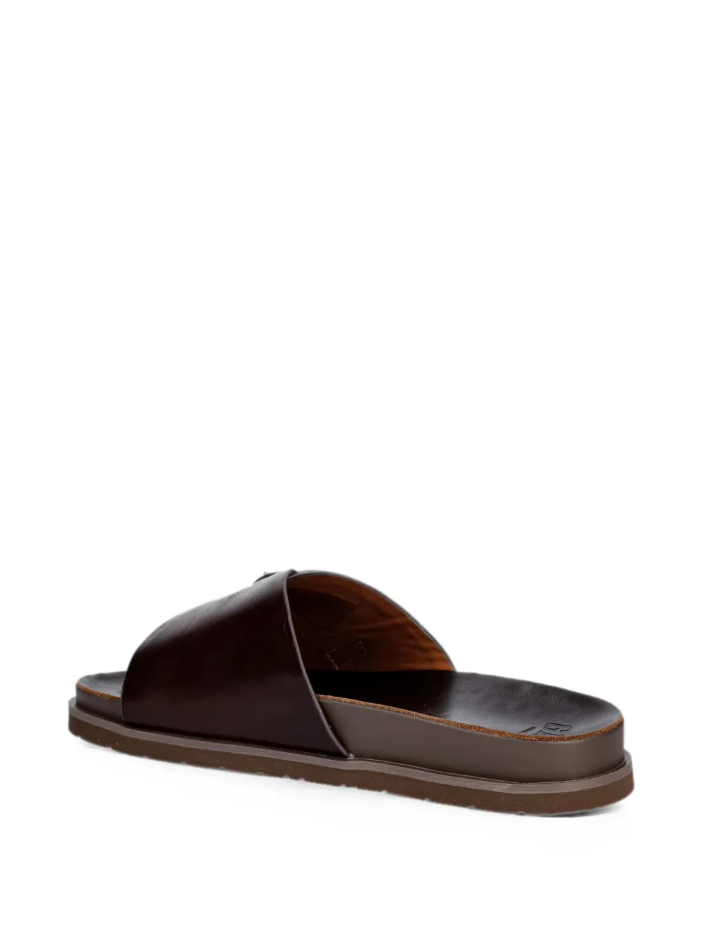 Gant buckle-detail slides Bruin