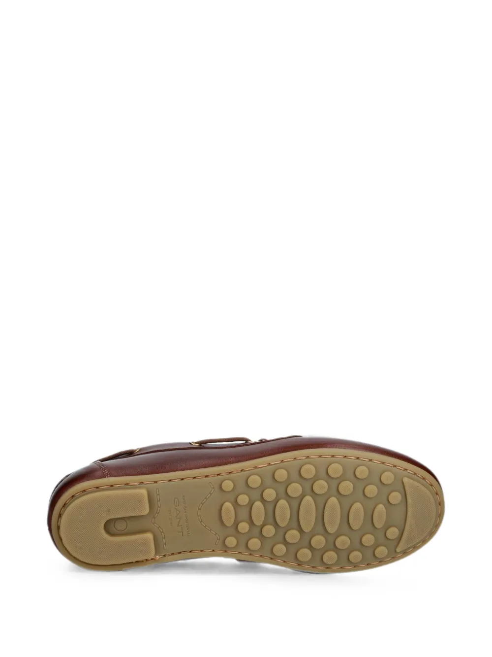 Gant lace-up leather boat shoes Bruin