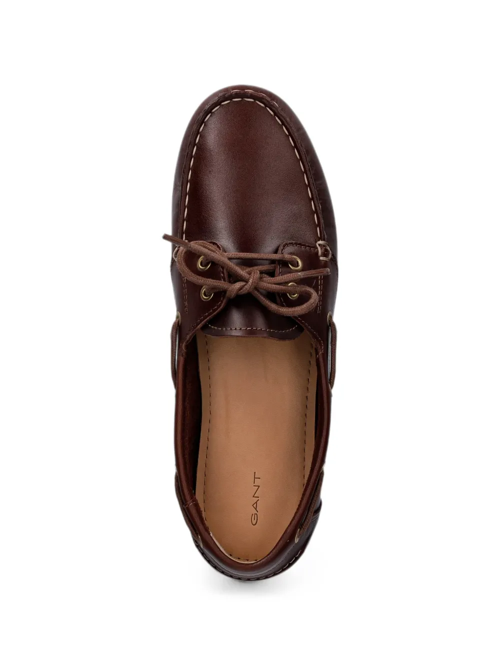 Gant lace-up leather boat shoes Bruin
