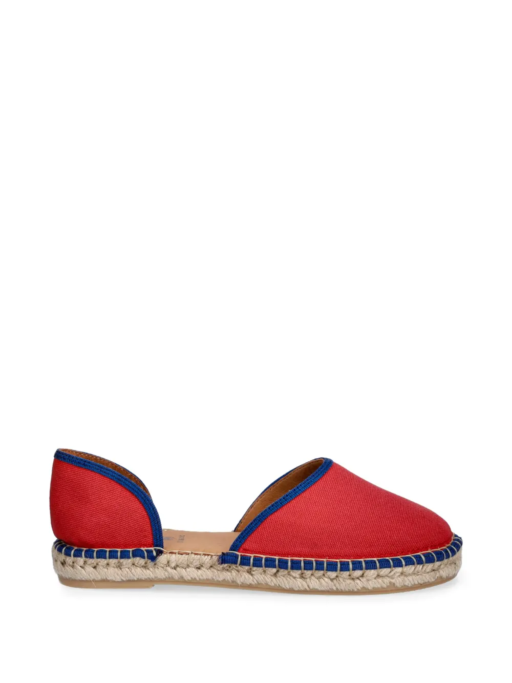 Fly London Braided Trim Espadrilles In Red