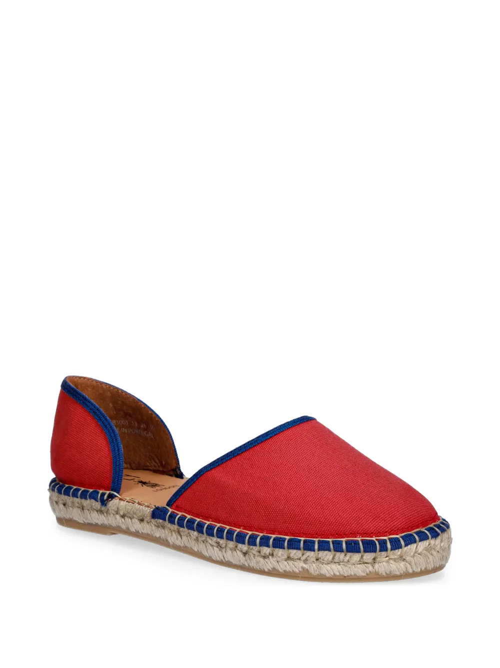Fly London braided trim espadrilles Rood